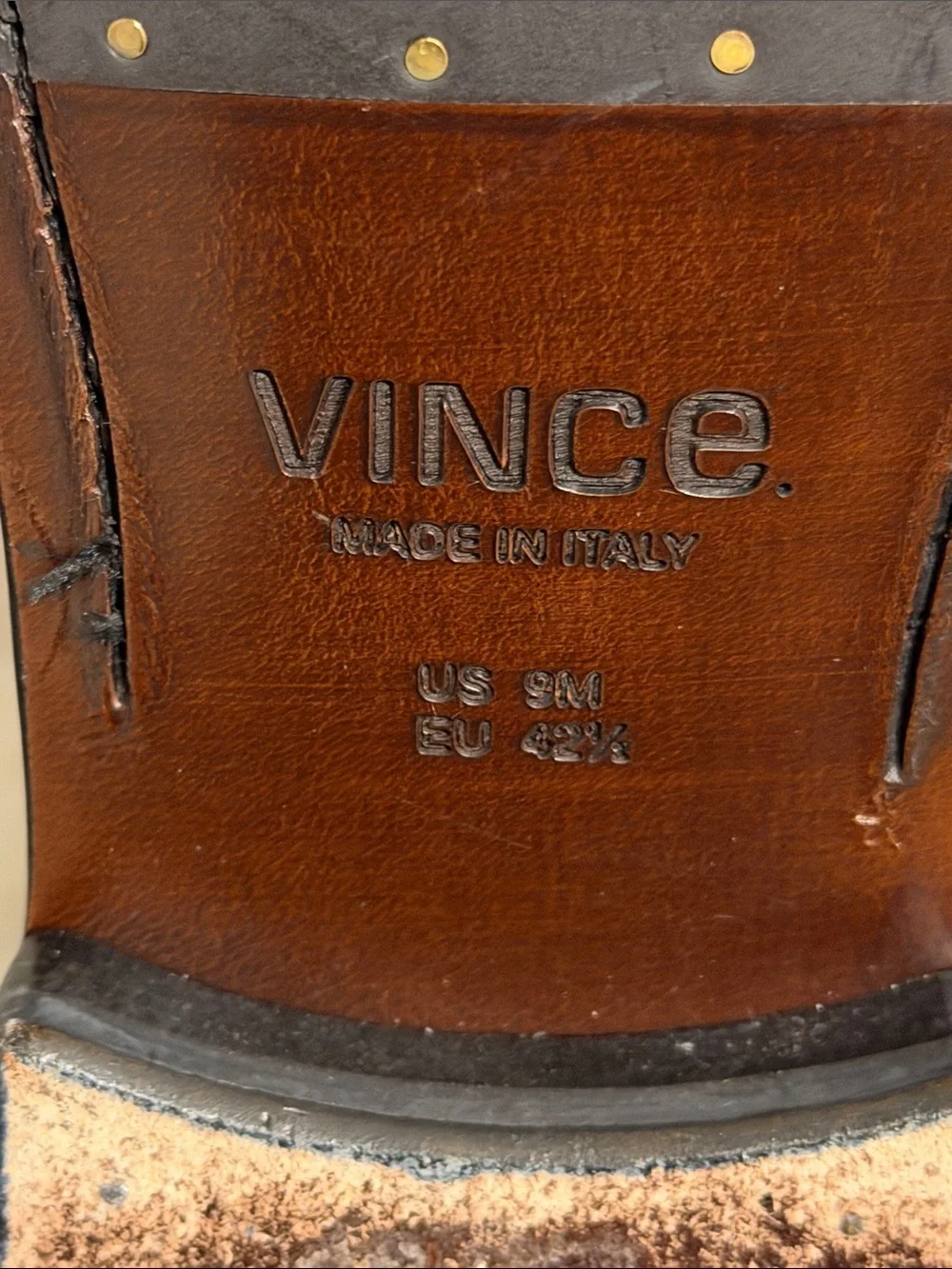 Vince sleek suede